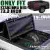 Tltc-fron05-6-tfs 05-15 Topline Autopart Tri-fold Soft Tonneau Cover For Frontier King Crew 09 Equator 6 Ft 72 Bed