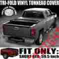 Sttc-fron05-5-tfs-jr 05-16 Streetune Tri-fold Soft Vinyl Tonneau Cover Jr Fits Nissan Frontier Crew 5 60 Bed