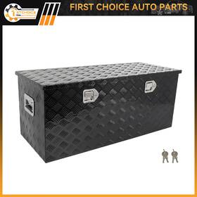 1st183165choice 1stchoice-autoparts 44 Inch X 18 X18 Aluminum Storage Tool Box With 2x Lift Air Rod For Truck Garage Home