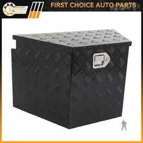 1st183182choice 1stchoice-autoparts 29 Inch X 17 X18 Aluminum Storage Tool Box With 1x Chain For Truck Garage Home Office