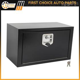 1st183190choice 1stchoice-autoparts 24 Inch X12 X14 Storage Tool Box With 2x Chain 1x Lock For Truck Garage Home