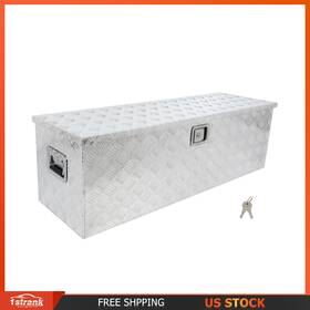 1strank Autoparts S176t760k55 48 Inch Aluminum Truck Pickup Camper Tool Box Trailer Flatbed Storage Lock