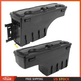 S84254t072k 1strank Autoparts Turck Bed Swing Storage Tool Box Fits 2015-2022 Ford F150 Left Right Side With Lock