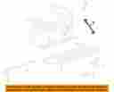 3l3z8343053aa Ford Oem 97-09 F-150 Tail Gate-support Cable Left