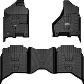 3w 614251254329 Floor Mats Fit For 2013-2018 13-18 Ram 1500