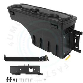 12720068 4umotor Right Side Code Locking Truck Bed Storage Tool Box For 1997-2014 Ford F150 5.0l