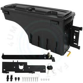 12720098 4umotor Right Truck Bed Swing Storage Tool Box For 20-22 Jeep Wrangler Gladiator Jt 3.6l
