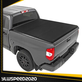 V-02eth2004bk5 5.5ft Lock Hard Tri-fold Tonneau Cover Black Fit For 2014-2021 Toyota Tundra H P
