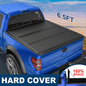 2068m42386zc1 6.4/6.5ft Flip Foling Truck Bed Tonneau Cover For 2019-21 Ram 2500 3500 Low-pro