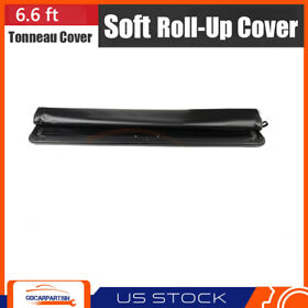 Gd16095001 6.6ft Bed Roll Up Tonneau Cover For 2014-2019 Silverado Sierra Soft Vinyl