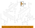 68185255aa Left Panels-pick Up Reinforcement Front Box-pillar Side
