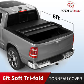 Beysh0001140be 6ft 6foot Tonneau Cover For 2006-2021 Nissan Frontier Folding Bed Soft Tri-fold