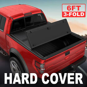 50701m42288z-c5 6ft Bed Flip Foling Tonneau Cover For 15-22 Chevy Colorado Canyon Low Profile