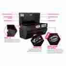 79212437 Better Built Sec Series Chest Tool Box Black Aluminum Single Lid