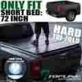 Tltc-rang93-6-tfh-jr 83-11 Topline Autopart Tri-fold Solid Tonneau Cover Trunk Lid Jr Ford Ranger 94 B-series 6 Bed Trunk-lids-folding-kit-solid-hard-abs-cover-frame