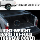 Cctc-c1088-6.5-tfl 88-00 Champs Club Tri-fold Hard Tonneau Cover Lw Chevy C K Ck C10 Silverado 6.5 Ft Short Bed Trunk-lid-folding-kit-hard-vinyl-abs-plastic-frame