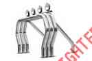 9009520tsc Steel Chrome Rhinobrand Complete Kit Bar Bed