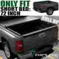 Tltc-rang93fs-6-lru-jr 93-08 Topline Autopart Roll-up Soft Tonneau Cover Jr Ford Ranger Flareside Splash 6 Ft Short Bed Led-stick-touch-lamp-truck-bed-rubber-seal