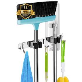 Holder002 Acemining 2 Racks And 3 Hooks Silver - 1 Pack