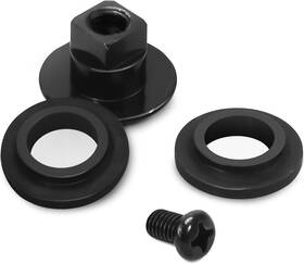 Adabuing 863764504920 Rear Window Latch Bolt Nut Screw Replacement For Cab Glass Quarter Fit Black