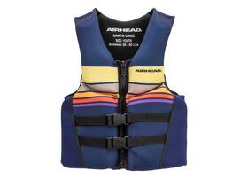 30070-03-b-nb Airhead Sports - Neolite Pfd -santa Cruz Youth Navy