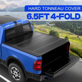 M042365-c1 Alpesauto 4fold 6.5ft Tonneau Cover For 2009-2018 Dodge Ram 1500 Low-profile Truck Bed