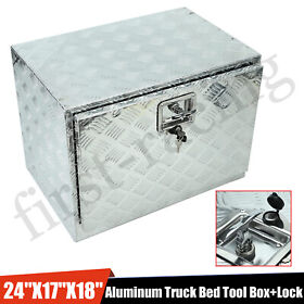 Tl55424 Aluminum Pickup Truck 24inchx17inchx18inch Underbody Bed Tool Box Trailer Storage