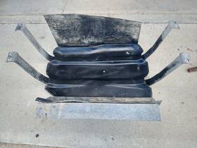 J5359779 Amc Jeep J10 J20 Pickup Bed Gas Tank Mount And Skid Plate Shield 1980-1984