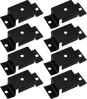 221109 Amylove 8 Pcs Stainless Steel Trailer Stake Pocket Fit 2ftft X 4ftft Lumber