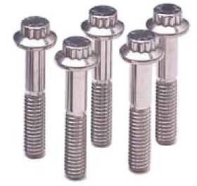 20x1.000in Arp 743-1000 7/16 Inch -20x1.000in Uhl Black Oxide Hex Bolts 5-pack