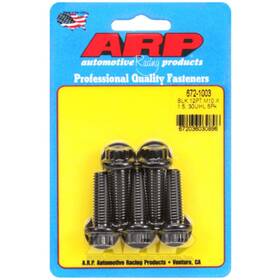 Fba-tlx-arp672-1003-cl360a70 Arp 12point Bolt M10 X 1.50 30 Black Oxide - Set Of 5