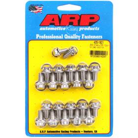 Tlx-arp435-1801-cl360a70 Arp For Chevy Bb Oil Pan Bolt Kit Stainless Steel 12pt