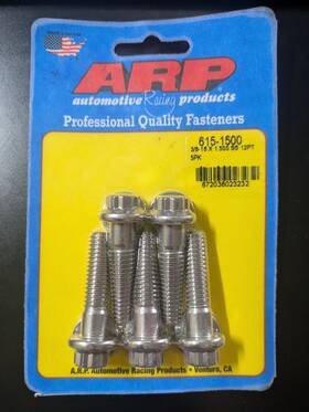 Tlx-arp615-1500-cl360a70 Arp 12pt Bolts 3/8-16 X 1.500 7/16 Wrenching Stainless Steel 615-1500 New