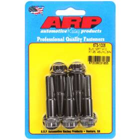 Tlx-arp673-1006-cl360a70 Arp 12point Bolt M10 X 1.25 45 Black Oxide - Set Of 5