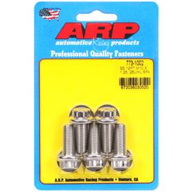 Tlx-arp773-1002-cl360a70 Arp 12point Bolt M10 X 1.25 25 Stainless Steel - Set Of 5