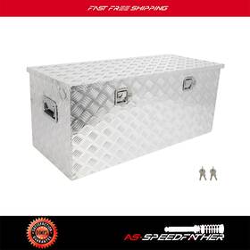 As-speedfather Asf183ed164r74 Aluminum 44 Inch X 18 X18 Storage Tool Box With 1x Lift Air Rod Fits Truck Garage Home