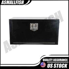 Dd4223 Asmallfish 30 Inch X 14 16 Black Underbody Truck Trailer Storage Tool Box With Lock