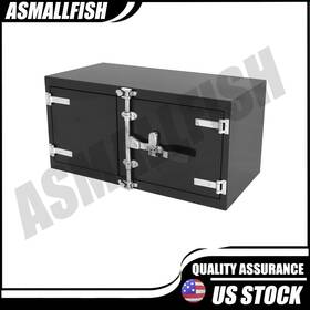 Dd4337 Asmallfish 36 Inch X18 Heavy Duty Pickup Truck Storage Tool Box Barn Door Cam Lock Black