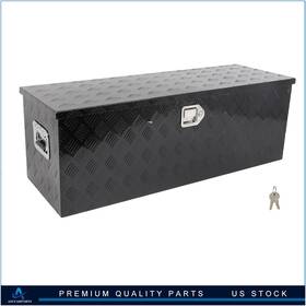 Aup183163cap Asucarparts 44 Inch X 15 X15 Aluminum Storage Tool Box With 2x Chain For Truck Garage Home Office