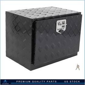 Aup183172cap Asucarparts Aluminum Storage Tool Box 24 Inch X 17 X18 With 2x Chain Fits Truck Garage Home Office