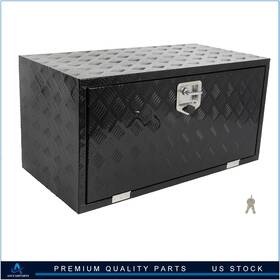 Aup183180cap Asucarparts Aluminum 36 Inch X 18 X18 Storage Tool Box With 2x Chain Fits Truck Garage Home Office