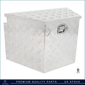 Asucarparts Aup183181cap 29 Inch X 17 X18 Aluminum Storage Tool Box With 1x Chain For Truck Garage Home Office