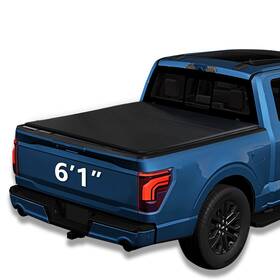 Yg-ht23050 Atompickup 6ft1 Inch Hard Tri-fold For 2005-2025 Nissan Frontier Truck Bed Cover
