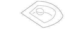 1j0-864-203-c-uh8 Audi Genuine Tie Down