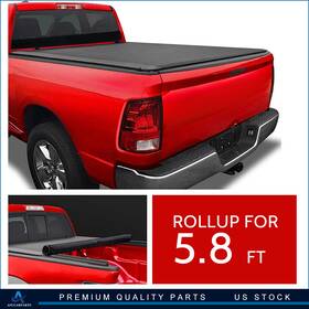 Aup152316uup Aup Soft Roll-up Tonneau Cover 5.8ft For Chevy Silverado 1500/gmc Sierra 1500 07-18