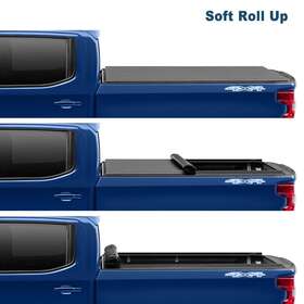 Aup16662822k Aup Soft Roll-up Truck Bed Tonneau Cover Fits 2005-2015 Toyota Tacoma 6ft