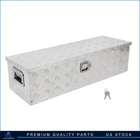 Aup17675600us Aup 39 Inch X13 X10 Silver Aluminum Pickup Truck Trunk Bed Tool Box Trailer Storage Lock