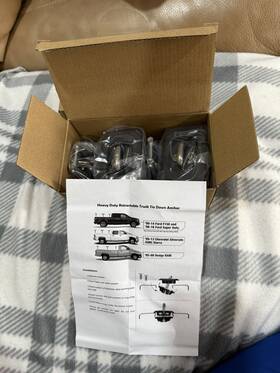 Dy400003-4 Auto Pfcc 4pcs Tie Down Anchors Truck Bed Side Wall Fits For 98-14 Ford Gmc Dodge