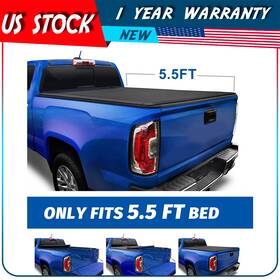 Adp152310ddp Autodayplus Tonneau Cover 5.5ft Soft Roll-up For Ford F-150 2015-2023