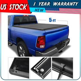 Adp152311ddp Autodayplus Tonneau Cover 5ft Soft Roll Up For Honda Ridgeline Truck Bed Covers 2017-2024